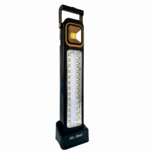 چراغ اضطراری و کمپینگ مدل HEL-2866T با نور مهتابی و آفتابی(نسخه وارداتی)